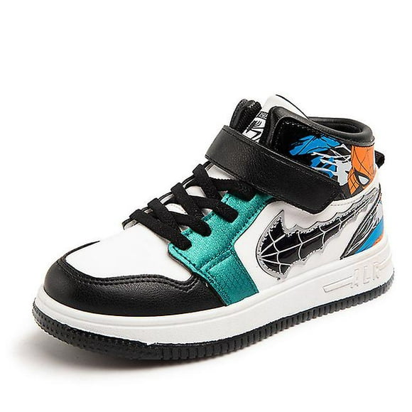 Spiderman Kids Sneakers Chaussures de basket-ball souples Casual de haute qualité