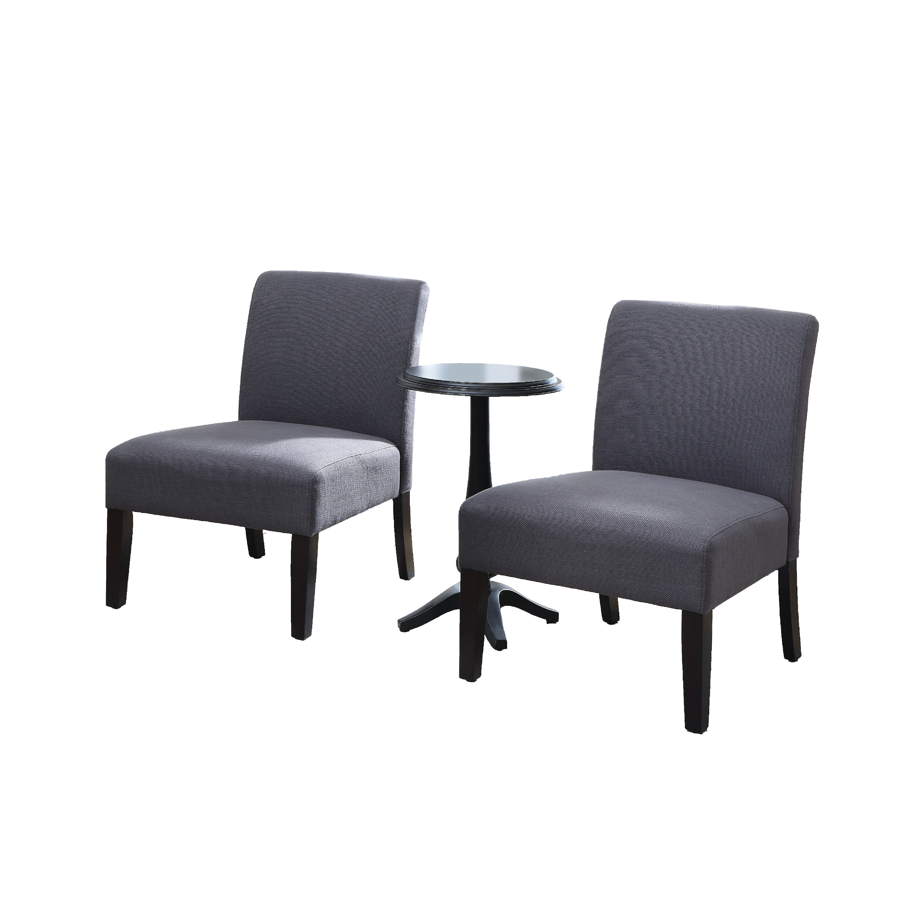 Furniture of America Karyn 3-Piece Accent Living Room Set in Gray