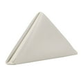 thumbnail image 3 of Your Chair Covers - 10 Pack, Ivory 20 Inch Lamour Cloth Napkins for Restaurants, Weddings, Dinner or Birthday Parties, 3 of 4