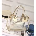 thumbnail image 1 of Bolso de gelatina coreano de verano para mujer, bolso de mensajero transparente de cristal para playa, bolso de hombro para mujer, 1 of 6