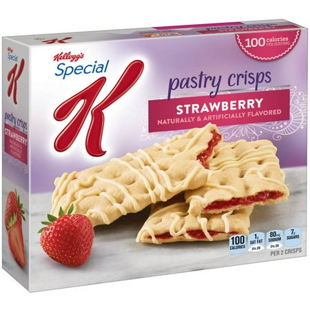 k crisps pastry K Crisps, Kellogg's Special Strawberry 5 0.88 Pastry oz,