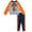 Grey Carrot Navy, variant on Paw Patrol Toddler Boys' 2-Piece Fleece Sweatshirt and Pants Set Golden Yellow