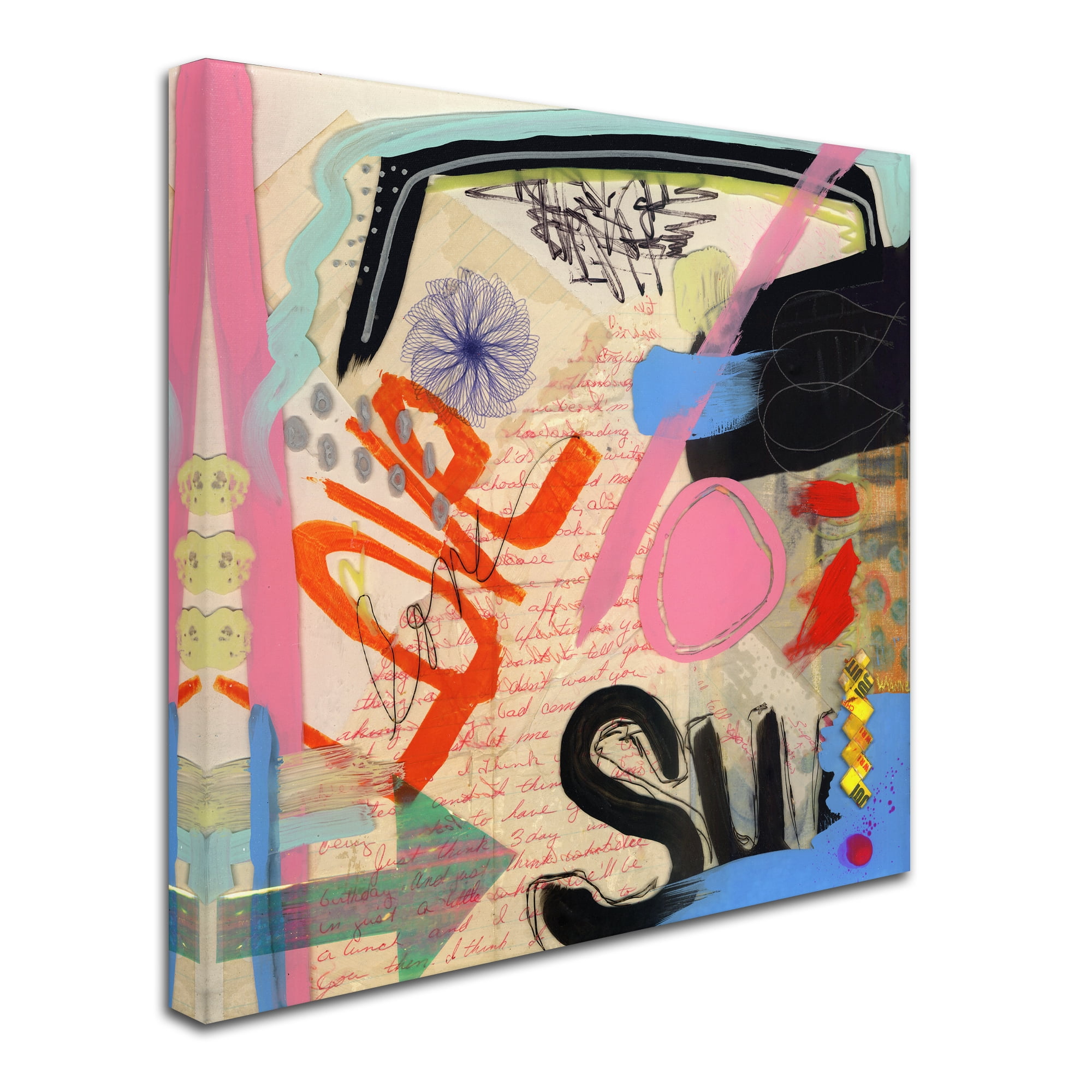 Trademark Fine Art 'Super Love' Canvas Art by Wyanne