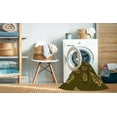 thumbnail image 2 of Ahgly Company Machine Washable Indoor Rectangle Transitional Bakers Brown Area Rugs, 7' x 9', 2 of 7