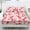 Bunny Heart Print, variant on Whosucclay Leopard Print 3 Piece Fitted Sheet Set with Fade Resistant Soft, Fitted Sheet & 2 Pillowcases, No Flat Sheet Included Fitted Sheets for Family Bedroom Dorm, Twin Size