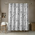 thumbnail image 4 of Creative Products Watercolor Leaves 3 71x74 Shower Curtain, 4 of 7