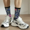 thumbnail image 6 of Rateoe Floral for Women Casual Calf Socks - Cute Crew Socks - Thin Soft Above Ankle Socks Size 5-11, 6 of 6