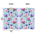 thumbnail image 3 of ALAZA Plastic Clipboard A4 Letter Size Decorative Clipboards for Students Women Men 9" x 12.5" Peony Flower Hydrangea, 3 of 6