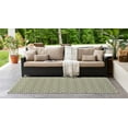 thumbnail image 4 of Rugs.com Jill Zarin Outdoor Collection Rug – 4' x 6' Green Flatweave Rug Perfect For Entryways, Kitchens, Breakfast Nooks, Accent Pieces, 4 of 7
