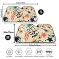thumbnail image 3 of Balery Rockets Print Car Windshield Sun Shade,Windshield Sunshade for Car Pickup Truck SUV Accessories-Medium, 3 of 7