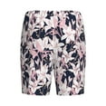 thumbnail image 4 of Yiaed Lilies Flowers for Men's Soft Sleep Pajama Short Lounging Pajama Shorts-X-Large, 4 of 8