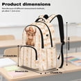 thumbnail image 7 of Xoenoiee Highland Cattle Hat Pattern Backpack School Bag for Kids Teen 17 Inch Bookbag Organizer Large Capacity Organizer Book Bags Elementary Preschool Backpack Satchel for Girls, 7 of 7