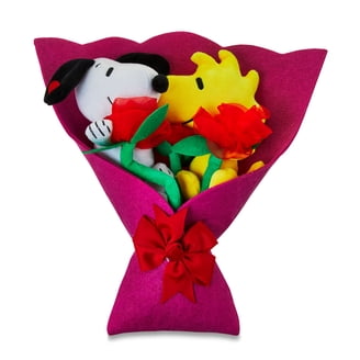 Ruz, Snoopy Plush Bouquet, Valentine's Day Character Gift