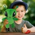 thumbnail image 3 of HavenCo Alien Plush Toy Soft Stuffed Doll Cute Space Creature Plushie for Kids and Adults Perfect for Gifts and Collectibles, 3 of 4