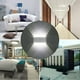 thumbnail image 5 of Apliques de pared LED para interiores Laklulu - Lámpara de pared moderna impermeable de 8 W, aplique de pared, decoración de aluminio, luz de pared blanca para sala de estar, dormitorio, pasillo -, 5 of 5