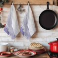 thumbnail image 6 of Purple Coastal Wave Kitchen Towels Set of 3, Summer Modern Ocean Beach Absorbent Dish Towels for Kitchen, Microfiber Hand Towel, Quick Drying Tea Towel for Cleaning Decorative Dishcloths, 6 of 7