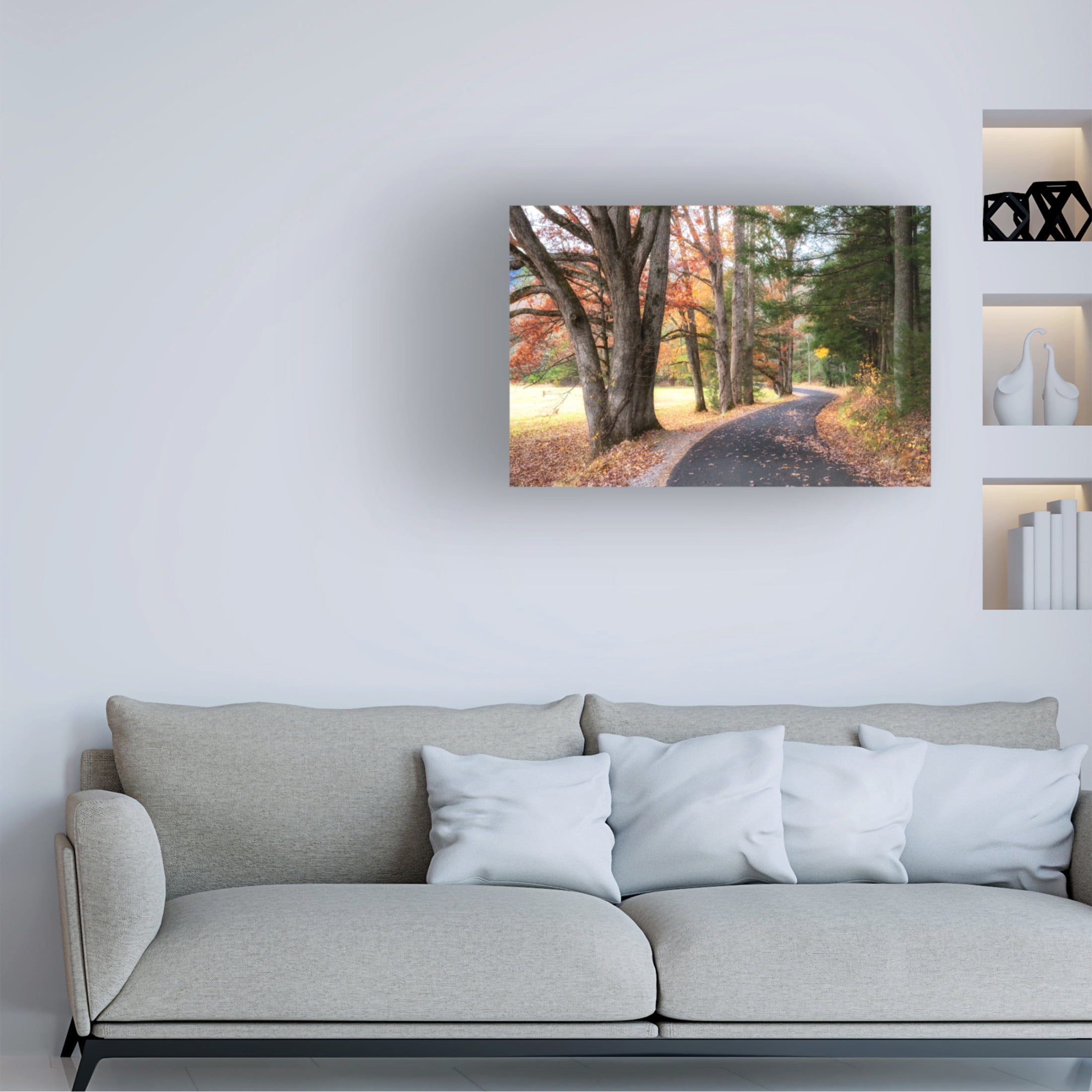 Trademark Fine Art Danny Head  Autumn Drive I Canvas Wall Art