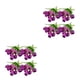 thumbnail image 2 of Ramo de tulipanes artificiales Injueey 9 Cabezas Simulación de tacto real Color Púrpura, 2 of 6