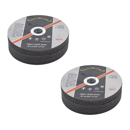 findmall Pack 50 6"x.045"x7/8" Cut-off Wheel - Metal & Stainless Steel Cutting Discs
