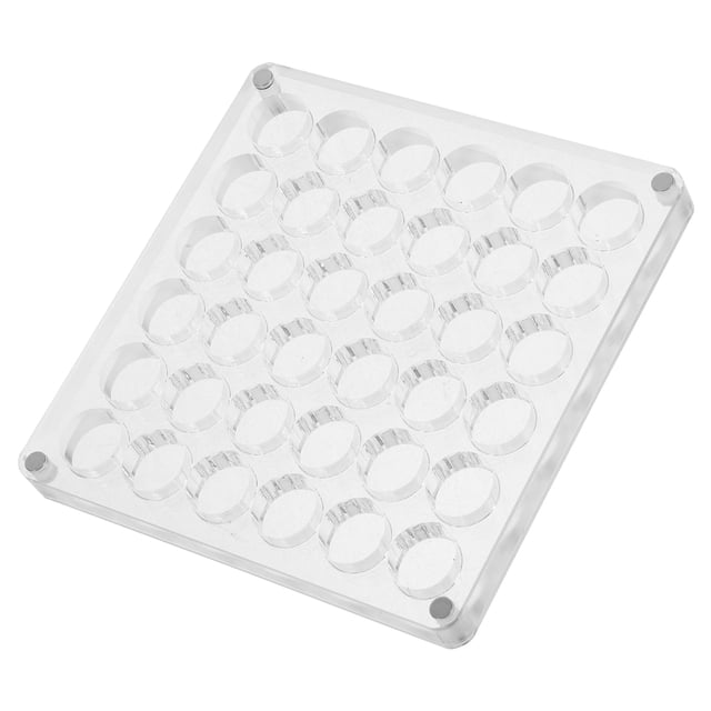 KAKOWELY Rock Collection Display Case Stone Collection Box Collectibles Crystal Display Case Holder,4.72"X4.72"X0.59"