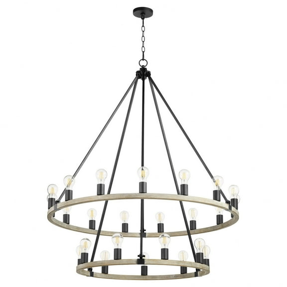 Quorum Lighting - 24 Light Chandelier - Chandelier - Paxton - 24 Light 2-Tier