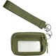 thumbnail image 1 of Cartera Iris para mujer, billetera con llavero de 5,9 x 3,5 pulgadas con correa para la muñeca, monedero con cremallera y ventana para identificación (verde), 1 of 6