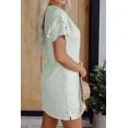 thumbnail image 3 of Women's Casual Striped T Shirt Dress with Pockets Comfortable Lightweight Stretch Fabric for Everyday Wear for Daily Use, 3 of 16