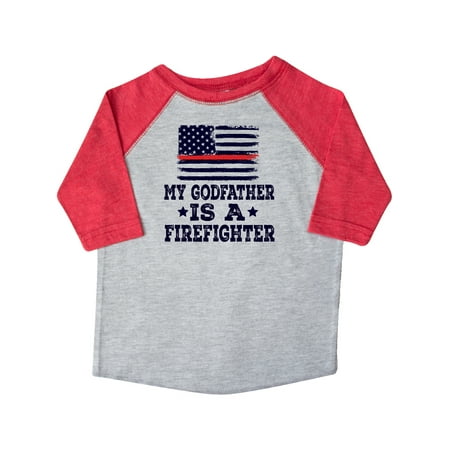 

Inktastic Firefighter Godfather Fireman Gift Toddler Boy or Toddler Girl T-Shirt
