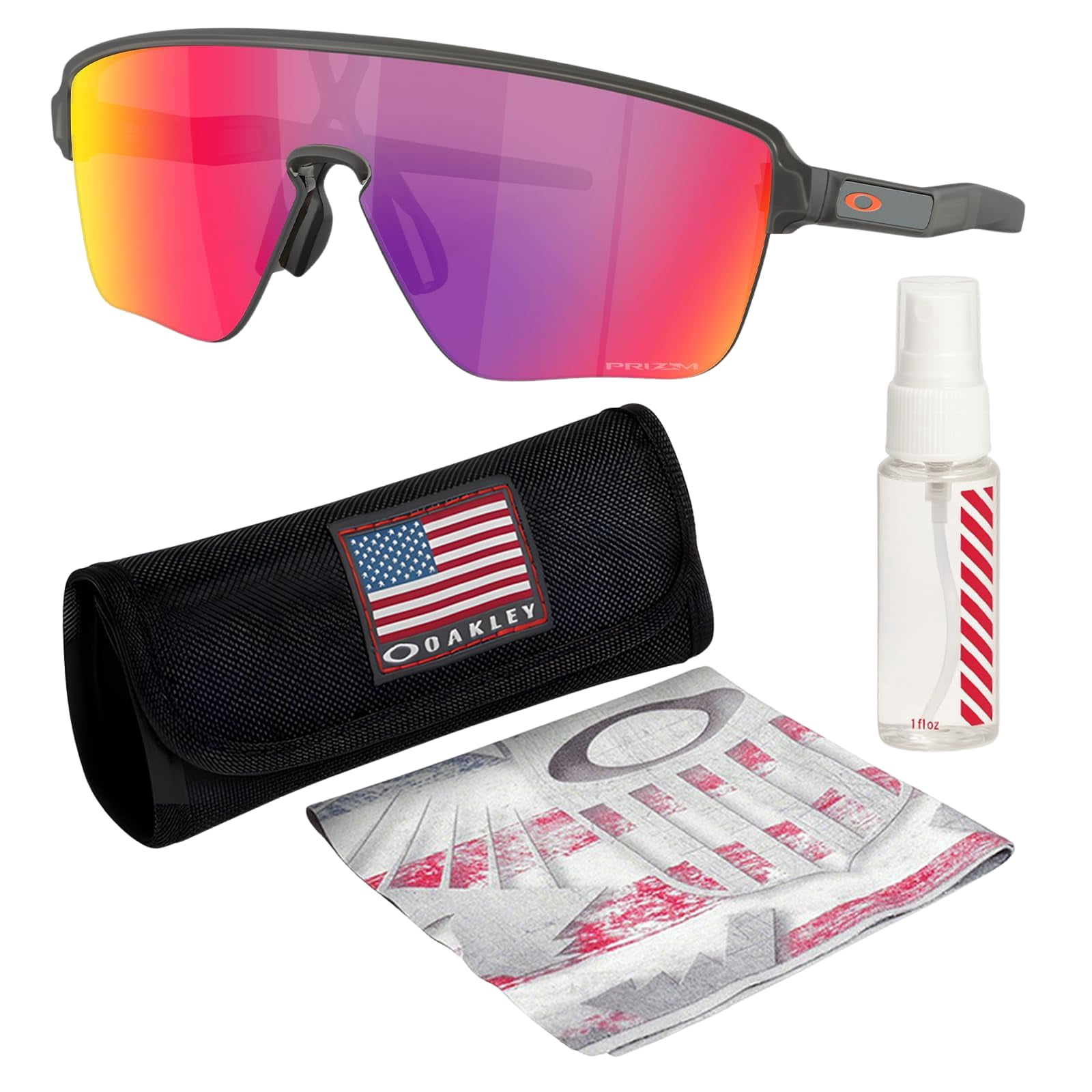 Oakley Sylas Sunglasses, Rectangular Eyeglasses with Prizm Lenses