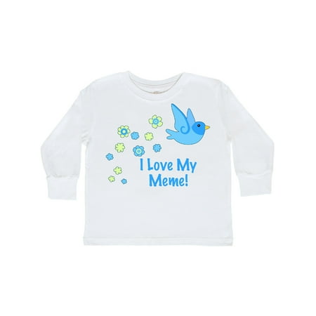 

Inktastic I Love My Meme! Gift Toddler Boy Girl Long Sleeve T-Shirt