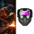 thumbnail image 6 of yotijay Welding Cover Detachable Darkening Protection Weld Hood Convenient Face Hood Classic lenses, 6 of 8