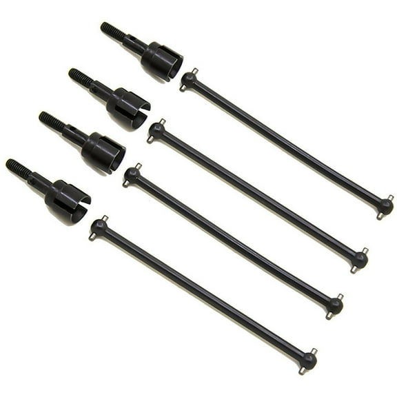 4PCS RC Car Truck Metal 89.5MM Dog Bones Drive Shaft With Wheel Axle For HSP 94111 94108 94170 Model Upgrade Parts Spare Part