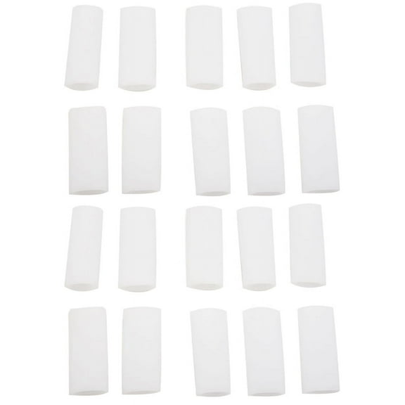 20 Pcs Silicone Gel Finger Tube Protector Toe Sleeves for Friction Pain Relief Foot Care Tool Protect