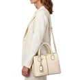 thumbnail image 3 of Deago Women PU Leather Shoulder Bag Fashion Top Handle Handbag Crossbody Purse Waterproof Large Tote Satchel Purse for Work Travel "White", 3 of 9