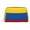 Gold, variant on Travel Makeup Bag Colombian Flag Cosmetic Bag for Women, Waterproof Portable Pouch Toiletry Bag Pattern Make up Bag Gold