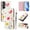 Flowers, variant on TECH CIRCLE for Samsung Galaxy A14 5G Case 6.6" (2023 Release), Cute Cartoon Flip Wallet Case with Lanyard, Built-in Card Slots & Stand Function, Portable Lightweight Slim Cover, Butterfly Forest