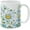 Daisies Flowers, variant on Purple Lavender Flowers Ceramic Coffee Mug Tea Cup, 11 OZ