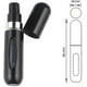 thumbnail image 3 of 5 Pcs 5ml Perfume Atomiser Bottles Portable Mini Travel Portable Perfume Glass Bottle Travel Aluminum Spray Atomizer, 3 of 5