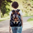 thumbnail image 6 of Lightweight Backpack Wolf School Bag Travel Laptop Daypack for Men Women Casual Rucksack, 6 of 6