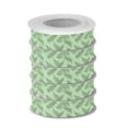 thumbnail image 2 of 5 Rolls Christmas Ribbon 1.5 inch Wide Decorative Ribbon for Gift Wrapping and Holiday Decorations Green Fern Leaves Pattern, 2 of 7