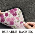 thumbnail image 6 of Pink Pioneer Flower Pattern Door Rugs,Washable Non Slip Door Mats Indoor,Decorative Door Mats,Entry Mat Indoor for Entrance,Bedroom,Kitchen,Bathroom,30"x17", 6 of 6