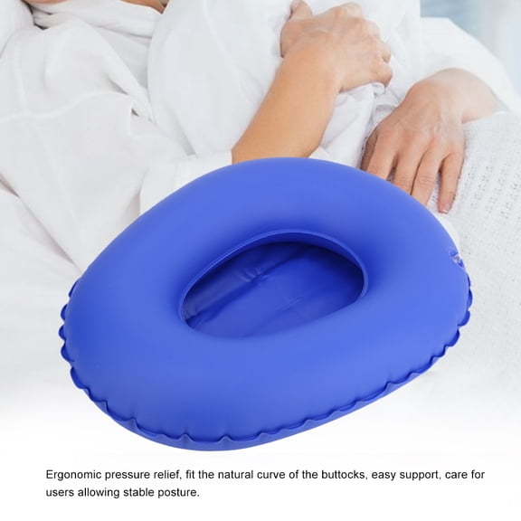 Ccdes Inflatable Medical Bed Pan, Elderly Bedridden Bed Pan,Medical Bed Pan Anti Bedsore Toilet Urinal for Elderly Bedridden