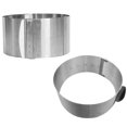 thumbnail image 2 of Maoww Stainless Steel Cake Mold Adjustable Round Non-layered Mousse Ring Mould Dessert Bakeware with Scale 6-12 Inches, 2 of 6
