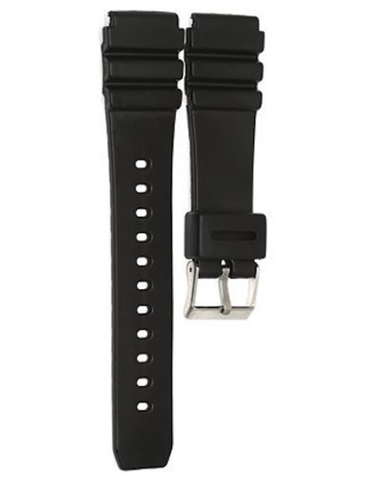 Lår ego Centrum 22mm Black Diver Rubber Watch Band Strap fits Casio AMW-320 AMW-330 AD-520  MD-70 - Walmart.com