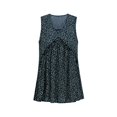 thumbnail image 2 of Defitshape Women's Soft Tank Top Sleeveless Printed Vest Blouse Summer Fall Lightweight Loose Cute Beach Tops Navy 4-6, 2 of 4
