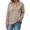 Khaki, variant on Vedolay Light Jackets for Women Fashion Printed Stand Up Collar Long Sleeve Hoodie Sweater Jackets for Women Khaki,XL