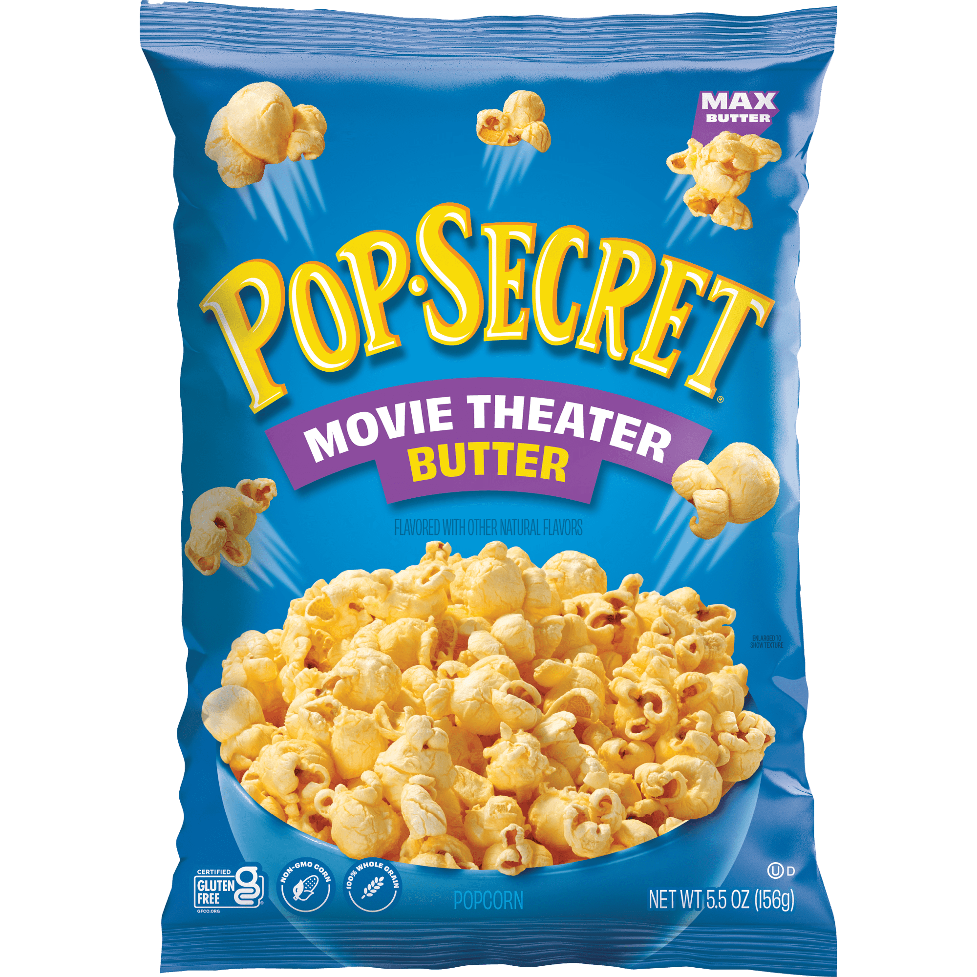 Pop Secret Movie Theater Butter Bagged Popcorn 5.5oz, Gluten-Free, Non-GMO