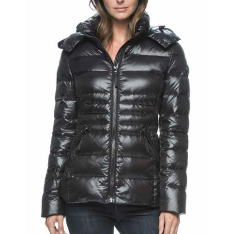 Andrew Marc Women's Black Mixed Media Jacket / Small – CanadaWide