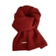 thumbnail image 5 of Bufanda larga para hombre y mujer, cómoda, regalo de aniversario, bufanda de punto de 59 pulgadas , Rojo, 5 of 8