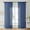 Blue #3, variant on White Sheer Curtains for Living Room & Bedroom - Lightweight Translucent Polyester Drapes with Rod Pocket - 2 Panels per Set